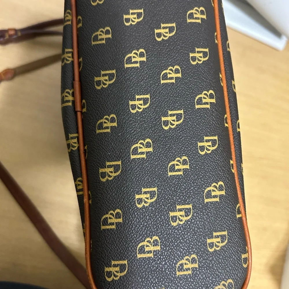 Dooney & Bourke Black and Brown Crossbody Bag - Picture 12 of 16